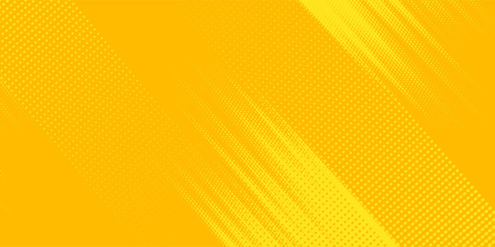 Top Retro comic yellow background raster gradient halftone effect dotted speech shine