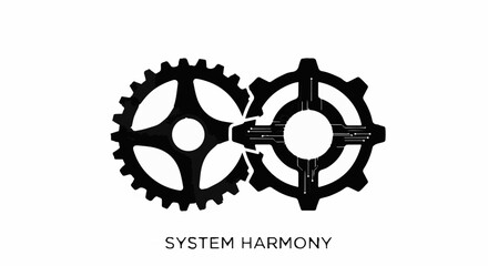 Interlocking gears symbolize connection and smooth operation in a system.