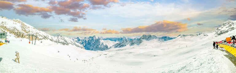 Zugspitze, Gipfel, Grainau, Deutschland 