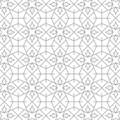 Seamless abstract modern geometric line pattern for elegant background