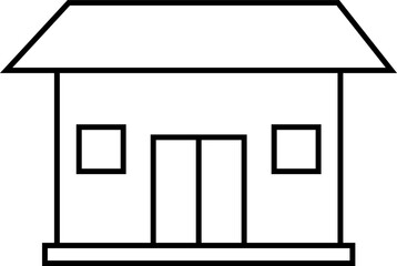 Storefront line black icon. shop icon. store.