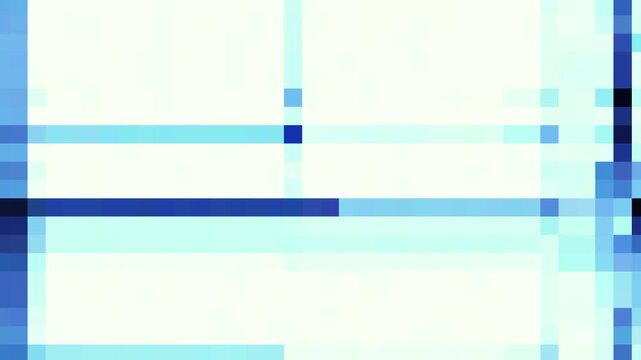 Futuristic glitch transition with 8 bit pixel texture for gaming edits