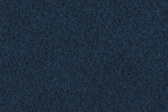 Dark blue material seamless texture background. Midnight blue color interior design or upholstery design top view.