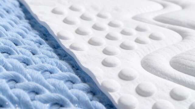 Ultra Macro Diaper Core Layer Transition &ndash; Absorbent Fiber to Embossed Surface Technology