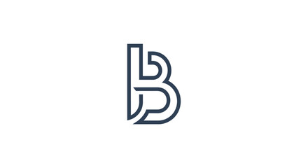 Stylized Letter B Logo Design Element. © VectorNest Studio
