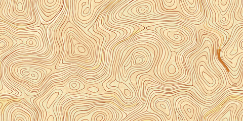 Fototapeta premium Abstract lines create a swirling organic pattern on a beige background