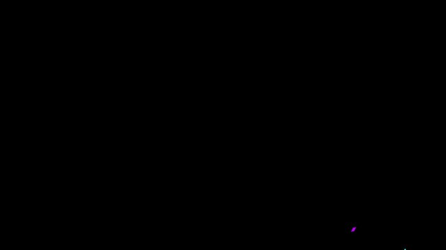 Colorful isolated confetti party popper explosion, on transparent black screen background alpha channel overlay, 3D exploding confetti fireworks burst, festive falling particles, 4K