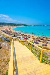 An amazing view of Agios Philon Beach (Ayfilon) in Dipkarpaz, North Cyprus.