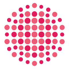 Dot pattern on white background
