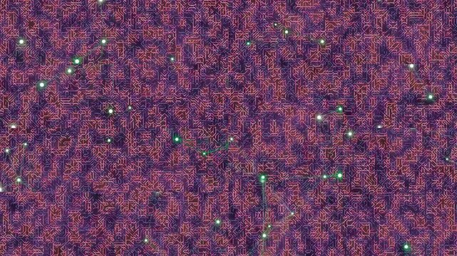Purple Fabric Texture with Glittering Specks.