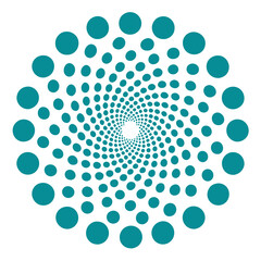 Dot pattern on white background
