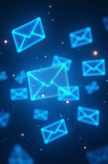 Blue Mail Icon
