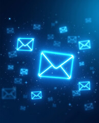 Blue Mail Icon