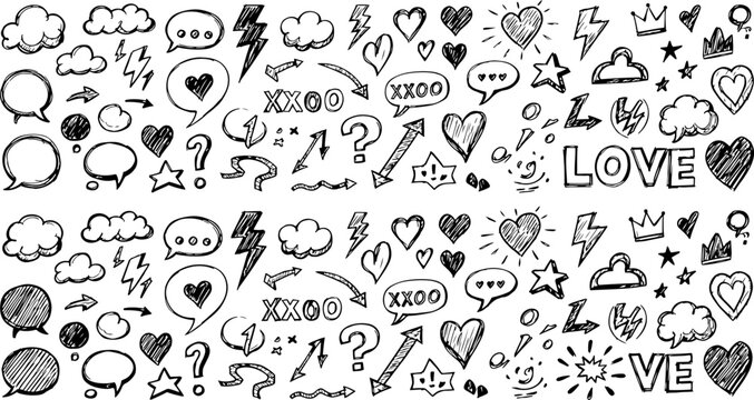 A detailed vector file illustration showcasing a variety of elements