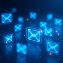 Blue Mail Icon