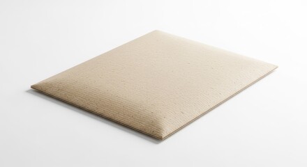 Plain light brown kraft paper padded envelope on a clean white background, perfect for secure mailing and shipping