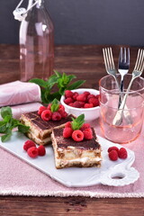 Summer tiramisu with raspberries © Radko