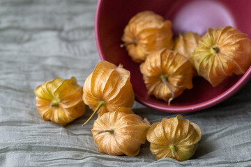 Close-Up of Physalis Peruviana Fruit
