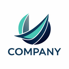 Fototapeta premium Minimalist type business logo template 