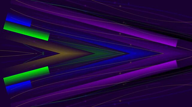 Vibrant Purple Background with Neon Lights.