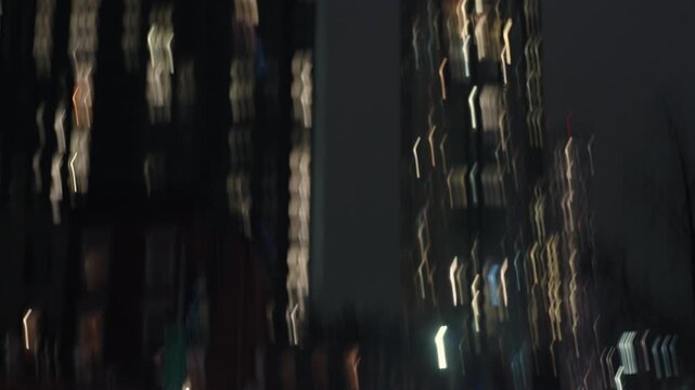 slow shutter transition of car