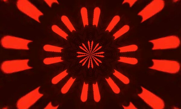 Neon tunnel vjloop motion background creates a seamless looping effect for screensaver use and visual displays in dark spaces