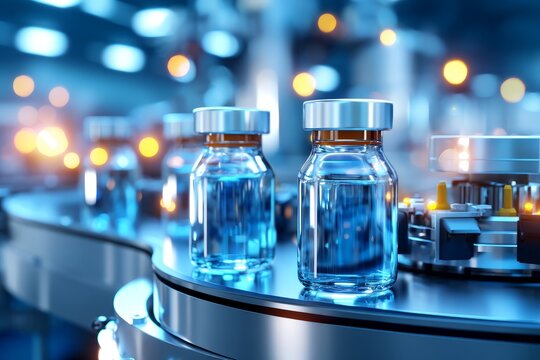 Advanced Packaging Factory with Filling Machines and Labelers in Action