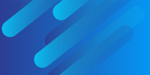 Abstract blue background with diagonal lines. Dynamic shapes composition. Vector illustration