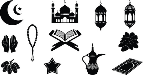 Islamic symbols and icons © mdkamran