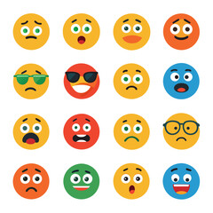 Fototapeta premium Social reaction emoji 