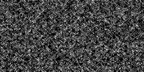 Fototapeta premium Mottled carpet with horizontal stripes, woven from wool and cotton with black and white thread. Striped rug texture. Abstract seamless. Vector artwork.