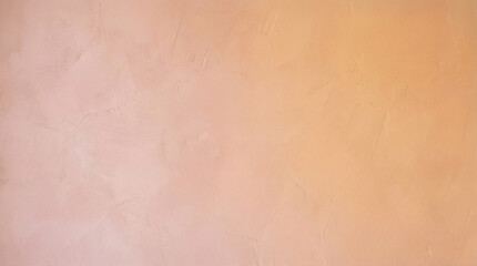 Fototapeta premium Smooth Gradient Blush Pink to Peach Abstract Wall. Seamless color gradient flowing from soft blush pink to warm peach tones on smooth plaster wall surface
