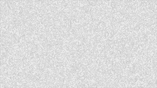Clean abstract topographic contour lines pattern subtly shifting over white background motion graphic