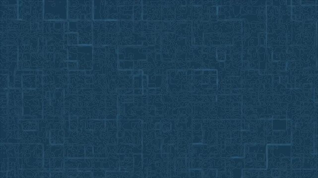 Modern abstract digital blueprint pattern with animating topographic lines and geometric grid motion background