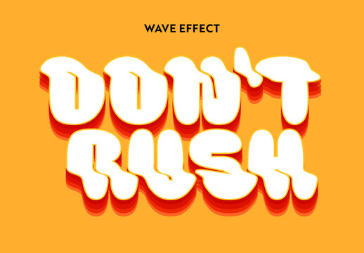 Shadow Wave Text Effect
