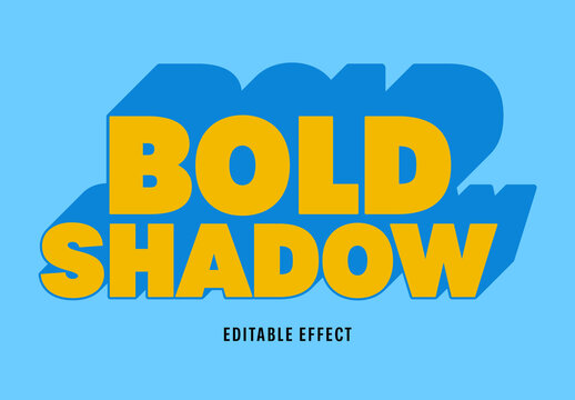 3D Shadow Text Effect