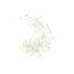 Obraz premium Soft Gold Glitter Dust Trail Sparkle Effect on Transparent Background PNG