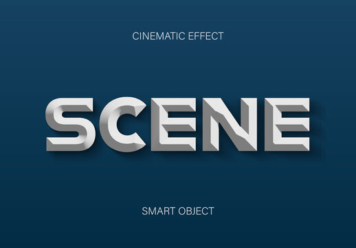 Clean Bevel Text Effect