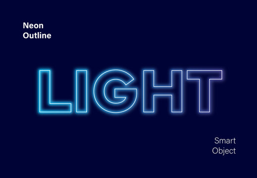 Electric Neon Text Effect