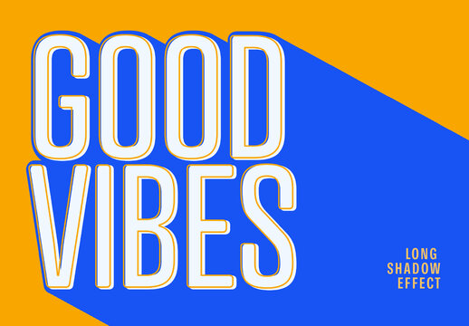 Long Shadow Text Effect