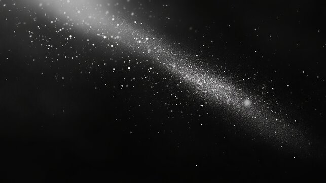 A stunning visual representation of a celestial body with a bright light shining through a vast array of stars in space