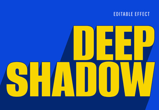 Block Long Shadow Text Effect