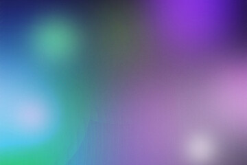 Fototapeta premium Mystical purple and blue gradient background with soft light and grainy effect