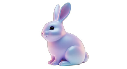 Obraz premium Easter egg decorated with chocolate on isolated transparent background