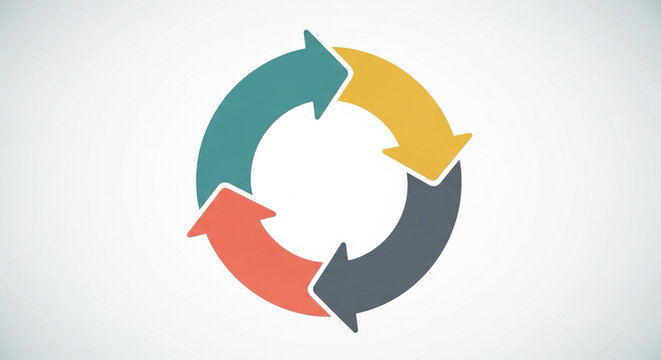 Circular Arrows Forming Equal Loop &ndash; Financial Parity