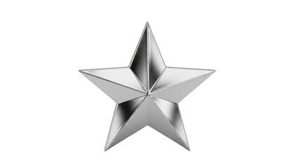 Obraz premium Shiny silver star decoration