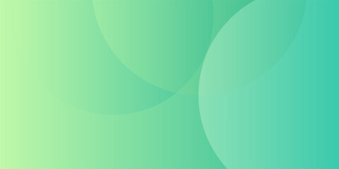 Abstract background of circle realistic green yellow curved gradient shading © M.I.Arfad
