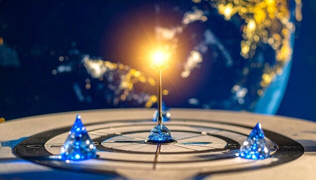 Circular network diagram with interconnected blue nodes radiating from a central hub labeled "RISK MANAGEMENT," symbolizing systemic connections and cohesive oversight.