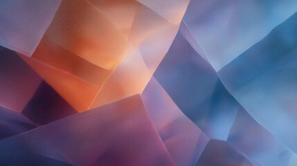Obraz premium Colorful abstract shapes create a dynamic visual effect on a smooth surface
