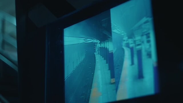 industrial subway station screen